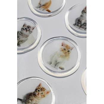 M�h�rc�m 12 Adet Haz�r Kendinden Yap��kanl� Gelin Damat Davetiye Sticker M�h�r KYSM115