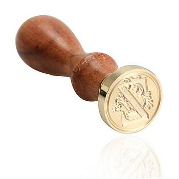 Retro Mektup M�h�r� Damga Z Harfi + 30 Adet M�h�r Mumu + Eritme Ka����