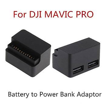 DJI Mavic Pro Batarya Powerbank Adaptörü Dönüştürücü Pil Deşarj