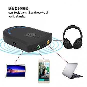 Bt 4.2 Al�c� Verici Adapt�r 3.5mm Aux