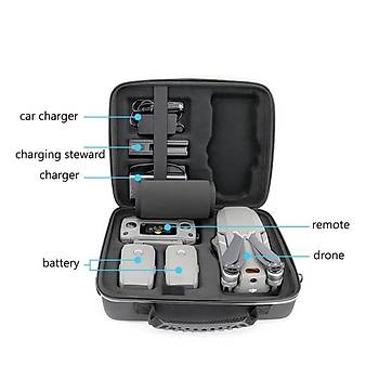 DJI Mavic 2 Pro/Zoom EVA Su Geçirmez Taşınabilir Omuzdan Askılı Çanta 