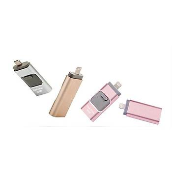 128 GB USB OTG Flash Bellek iPhone-Android-PC