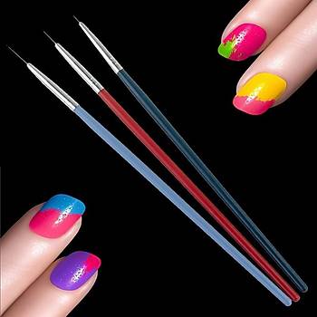 Trnak Sanat Boyama Fra Set 3l Akrilik UV Jel izim Kiti 8mm 12mm 16mm