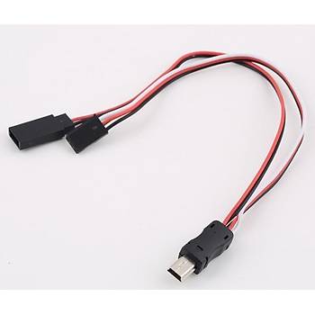 FPV için Go-pro Hero 3 Usb AV Video Çıkışı ve 5 V DC Güç BEC Girişi Kablo