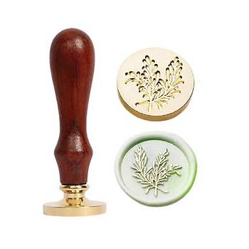 Mektup Damga Mühürü Botanik + 30 Mühür Mumu + Eritme Kaşığı