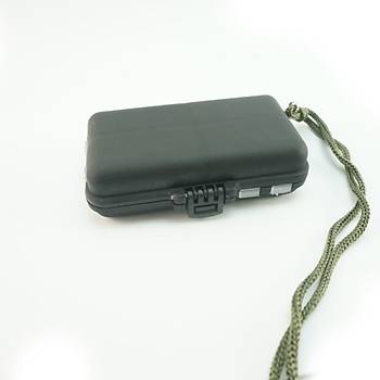 Balklk Kutusu 9 Blmeli Mini Malzeme Kutusu 11.4*7.3*3.4 cm