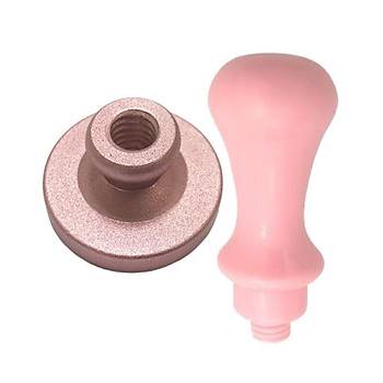 Mhr Mumu Damga 30mm Yuvarlak Bo Alminyum Rose Gold Eloksal Kafa