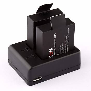 SJCAM-EKEN-GOPRO KAMERA 2 Lİ PİL ŞARJ CİHAZI