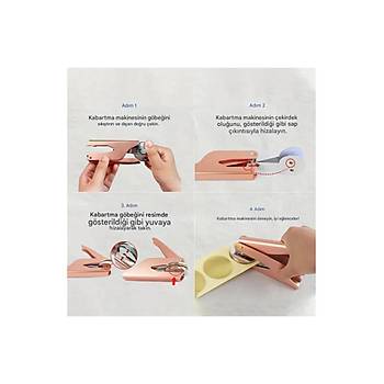 So�uk M�h�r Kabartma Damga �elik Bask� Presi Rosegold Renk
