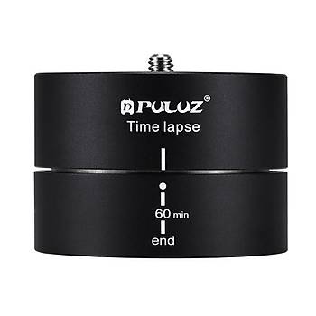 PULUZ 60 Dakika Time Lapse 360 Dnme Panoramik Grnt Tripod Kafa Adaptr    