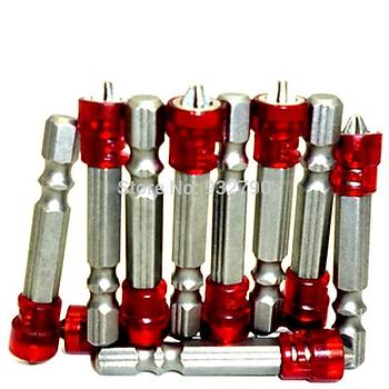 PH2 Manyetik Matkap Tornavida 50mm Uzatma U  1/4 Hex Shank  