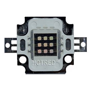 UV Mor LED Ultraviyole Lamba Cip 365nm 10W Yüksek Güç Işığı   