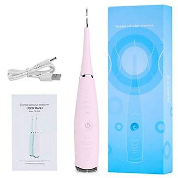 Diş Temizleme Hız Ayarlı Tartar ve Leke Çıkarma USB Şarjlı 