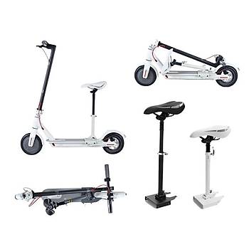 M365 Elektrikli Scooter İçin Katlanır Süspansiyonlu Koltuk Sele