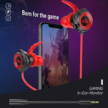 Ergonomik Gaming Kulaklık Mikrofon 3.5mm L Fiş Telefon PC Oyun