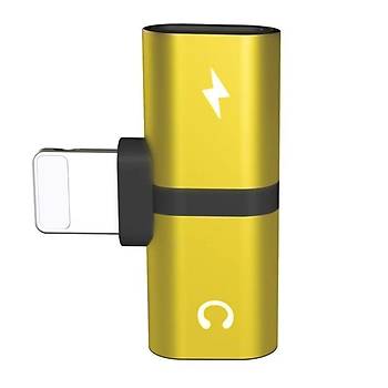 iPhone 7 8 X XR XS 11 i�in 2 in 1 Ses �arj �ift Adapt�r Splitter