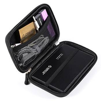 GPS HDD 2.5 ve Powerbank İçin Fermuarlı Eva Koruma Çantası  145*100*34mm