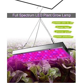 25W Tam Spektrum Panelli LED Bitki Büyümek Iþýk 220V Sera Bahçecilik Ýç Mekan 