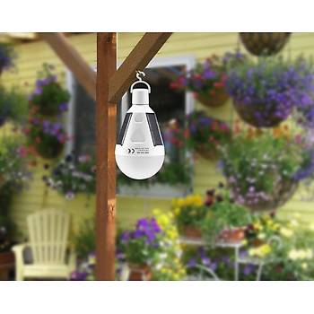 12W Gne Enerjili LED Solar Lamba Tanabilir Gne Enerjisi Panelli 