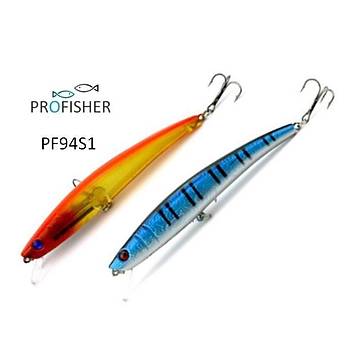 PROFISHER 2 Renk Set 2 Kanca Sahte Balık Yem 11 gr 11,5 cm Bionic A S1