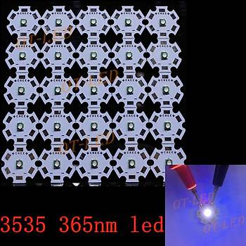 LG UV 3W 365nm LG3535 20mm PBC Board Boncuk Led