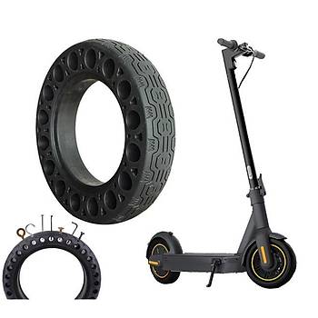 M365 Elektrikli Scooter İçin 10inç Patlamaz Petek Doku Dolgu Lastik