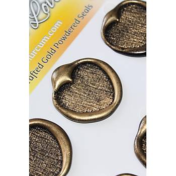 Mühürcüm Kalp 2 12 Adet 3D Hazır Kendinden Yapışkanlı Sticker Mühür RM2116