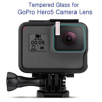  Hero 5 için 2 in 1 Ekran Koruyucu Film Ön Lens ve Arka Ekran Koruma