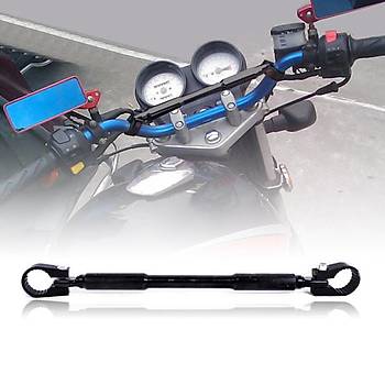 Motosiklet Bisiklet Gidon Çapraz Bar Siyah 22mm Alüminyum Kros Honda Kawasaki 