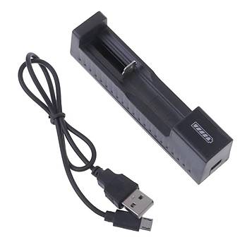 USB Ak�ll� Pil �arj Aleti 3.7V 18650 26650 16340 14500 10400 Lion