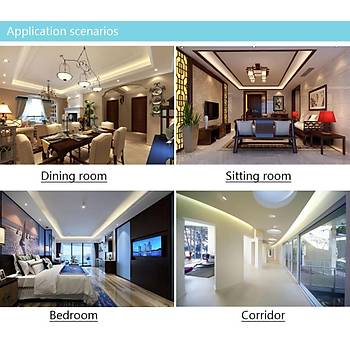 Esnek Şerit LED Strip Sıcak Beyaz Renk 12V 5M 300 Led SMD 3528 2835 Diyot 