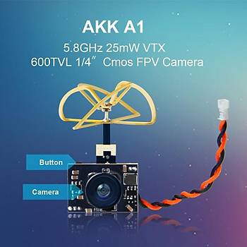 Yarış Dron FPV Kamera Seti 5.8Ghz 40CH 25mW Verici 600TVL Kamera 