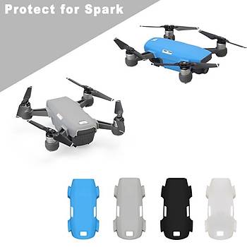 DJI SPARK Silikon Gvde Koruyucu Klf Darbe Toz Koruma 