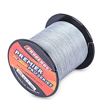 300M Multifilament Premier PE 4 lü Örgülü Olta İpi 0,23mm 25 Libre Gri Renk 