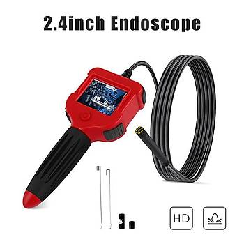 Endüstriyel Endoskop Muayene Kamerası 5.5mm 2.4 inç HD Ekran 5mt