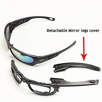 Daisy C6 Polarize De�i�ebilir 4 Lensli Military Tactical G�zl�k Seti 