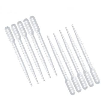 3 ml Damlalk Pastr Damlalk Pipet 10 Adet Set 14.4 cm Tek Kullanmlk effaf PE