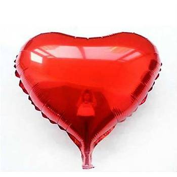 Folyo Balon 2x5 Renk Kalp 10'lu Parti Ssleme