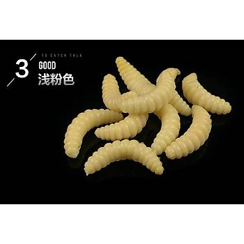 PROFISHER 125 Adet Silikon Sahte Kurt Yem 2.4*0.4 cm 0.5 gr Horsemouth  