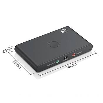 Kablosuz Stereo Bluetooth 3.0 NFC Alýcý Verici 3.5mm AUX Adaptörü 