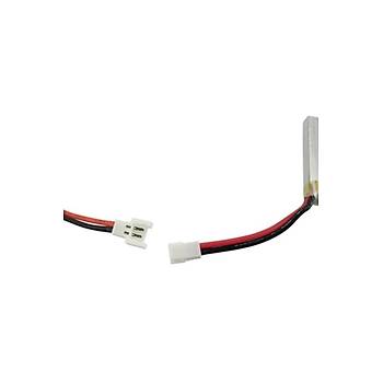 Lipo Pil 3.7V 380mAh 25C Dron ve RC Model Bataryası HX2.54 Soket