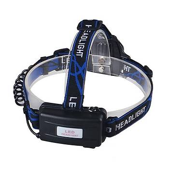 Uv 395nm 3w-Beyaz 5w Led Işık Şarjlı Kafa Lambası + 2*18650 Pil + Duvar Şarjı