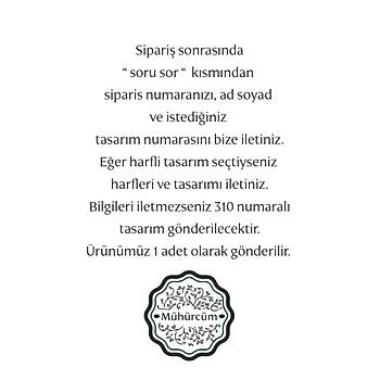M�h�rc�m Ki�iye �zel Pirin� Sap ve Pirin� Kafa Mum M�h�r Damgas� 2.5 cm MHK100PS