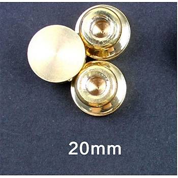 Eritme Balmumu M�hr� Damga 20 mm Yuvarlak Bo� Bak�r Kafa + G�la�ac� Kol 