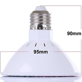 Tam Spektrum 200 Led 20W Bitki Bytme Hidroponik Aydnlatma