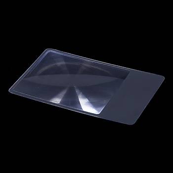 3X �nce Kart B�y�te� PVC Plastik �effaf