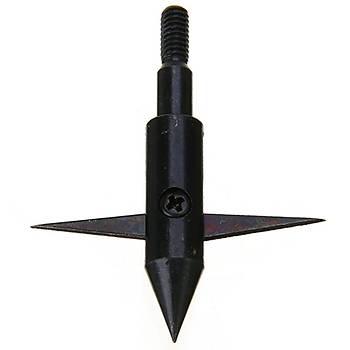 Balıkçılık Avcılık Ok Ucu Çift Dikenli Çelik 4.6cm Uzunluk 