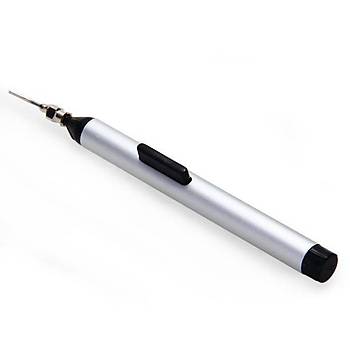 SMD Vakum Cımbız 3 Boy Emme Pompası Pick Up Tool Gümüş Beyaz