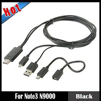 Telefondan-TV'ye HDMI 1080P Görüntü Aktarım Kablosu