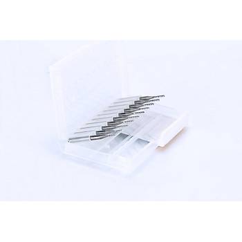 Tungsten Karbr PCB Kesme CNC Freze Ahap leme 1.5mm 10 Adet 